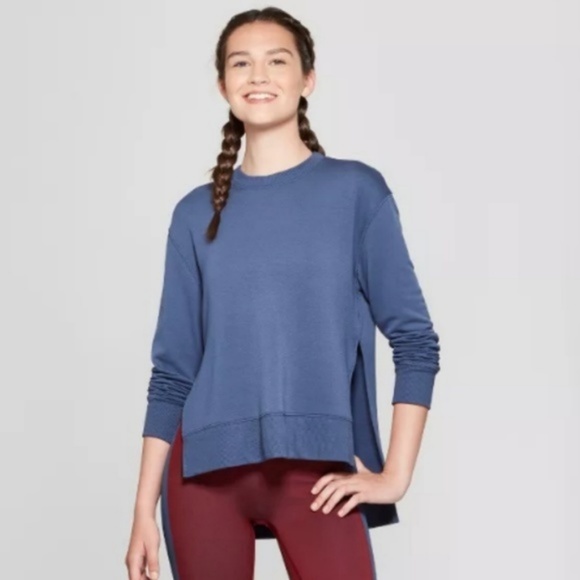 JoyLab Tops - JOY LAB Hi-Lo Sweater with Split Side